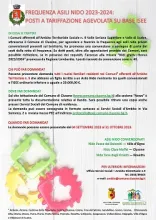 Locandina bando asili 2023.2024