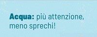 icona acqua più attenzione meno sprechi